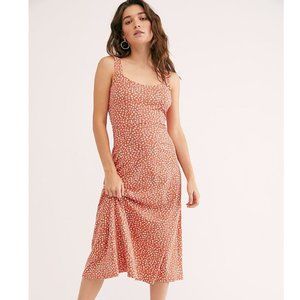 NWT Free People Lorelai Daisy Sundress Red XS